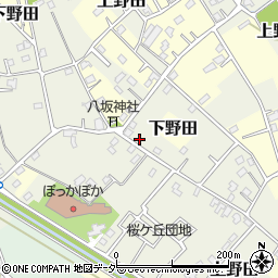 埼玉県白岡市上野田348-4周辺の地図