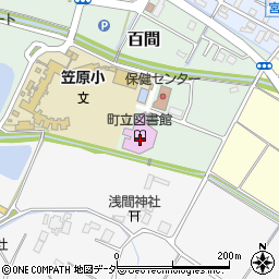 宮代町立図書館周辺の地図