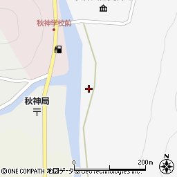 高山市役所朝日支所　秋神研修センター周辺の地図