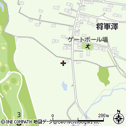 埼玉県比企郡嵐山町将軍澤90周辺の地図