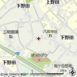 埼玉県白岡市上野田382周辺の地図