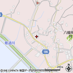 茨城県行方市根小屋216周辺の地図