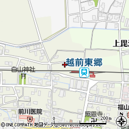 福井県福井市東郷二ケ町33-9周辺の地図