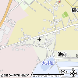 茨城県つくば市池向1675-10周辺の地図