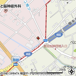 ファミリーマート北本中丸店周辺の地図