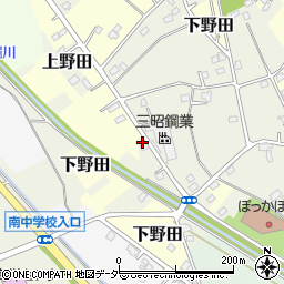 埼玉県白岡市上野田417周辺の地図