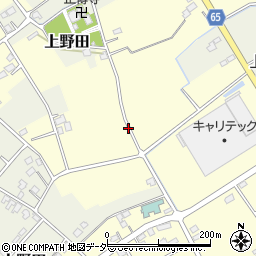 埼玉県白岡市下野田周辺の地図