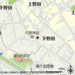 埼玉県白岡市上野田345周辺の地図