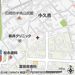 埼玉県白岡市小久喜1407周辺の地図