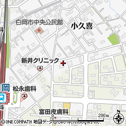 埼玉県白岡市小久喜1406周辺の地図