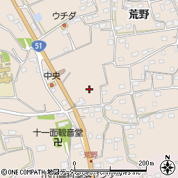 茨城県鹿嶋市荒野92周辺の地図