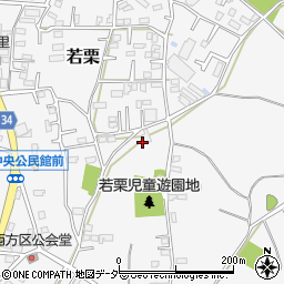 茨城県稲敷郡阿見町若栗1937周辺の地図