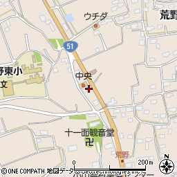 茨城県鹿嶋市荒野95周辺の地図