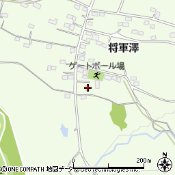 埼玉県比企郡嵐山町将軍澤309周辺の地図