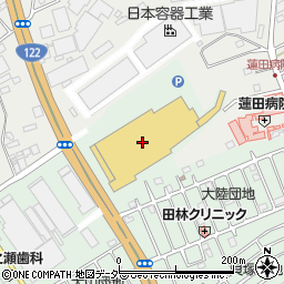 カインズキッチン 蓮田店周辺の地図