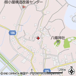 茨城県行方市根小屋333-1周辺の地図