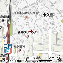 埼玉県白岡市小久喜1189周辺の地図