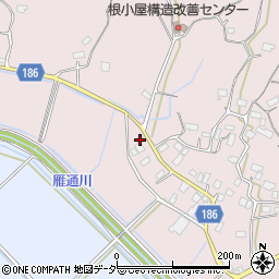 茨城県行方市根小屋213周辺の地図