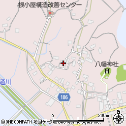 茨城県行方市根小屋336周辺の地図