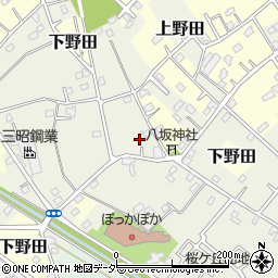 埼玉県白岡市上野田549周辺の地図