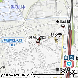シャディサラダ館白岡本町通り店周辺の地図