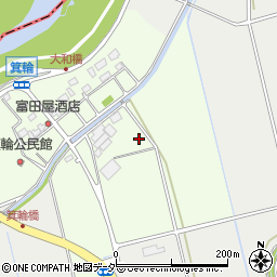 茨城県つくばみらい市箕輪周辺の地図