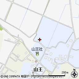 茨城県稲敷郡美浦村山王周辺の地図