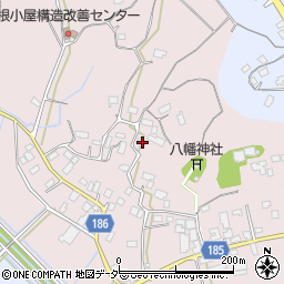 茨城県行方市根小屋262周辺の地図