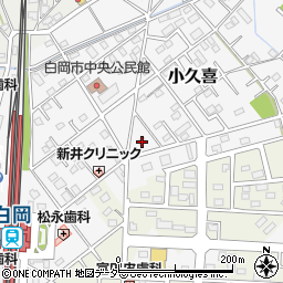埼玉県白岡市小久喜1402周辺の地図