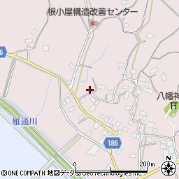 茨城県行方市根小屋340周辺の地図