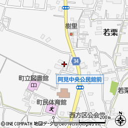 茨城県稲敷郡阿見町若栗1845周辺の地図