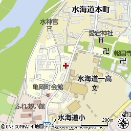 茨城県常総市水海道亀岡町2549-2周辺の地図