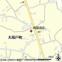 茨城県常総市大塚戸町1703周辺の地図