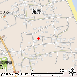 茨城県鹿嶋市荒野86周辺の地図