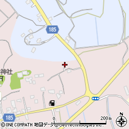 茨城県行方市根小屋91周辺の地図