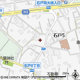 埼玉県北本市石戸5丁目268周辺の地図