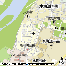 茨城県常総市水海道亀岡町2551-8周辺の地図
