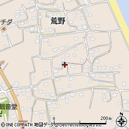 茨城県鹿嶋市荒野80-1周辺の地図