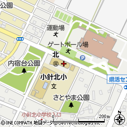 伊奈町役場　北保育所周辺の地図