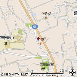 茨城県鹿嶋市荒野755-2周辺の地図