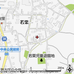 茨城県稲敷郡阿見町若栗1709周辺の地図