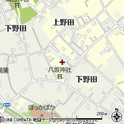埼玉県白岡市上野田556周辺の地図
