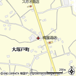 茨城県常総市大塚戸町1704-3周辺の地図