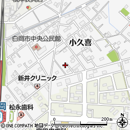 埼玉県白岡市小久喜1398-5周辺の地図