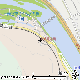 福井県福井市安波賀中島町周辺の地図