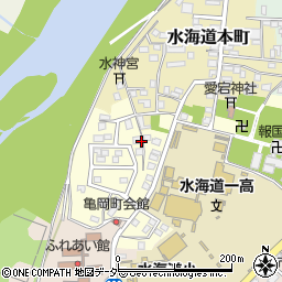 茨城県常総市水海道亀岡町2551-7周辺の地図