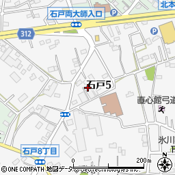 埼玉県北本市石戸5丁目150周辺の地図