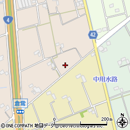 埼玉県春日部市倉常1163周辺の地図