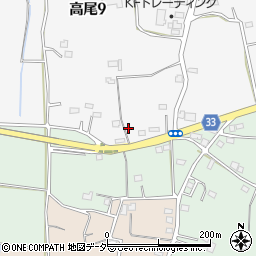 埼玉県北本市高尾9丁目25周辺の地図