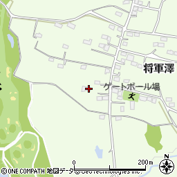 埼玉県比企郡嵐山町将軍澤84周辺の地図